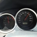 speedometer showing high speeds