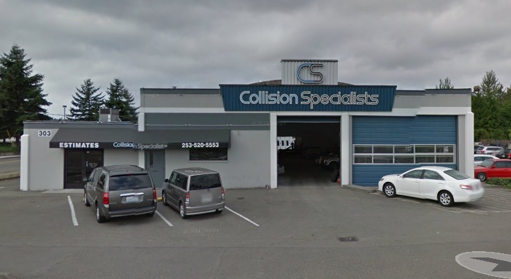 collision specialists kent washington street view